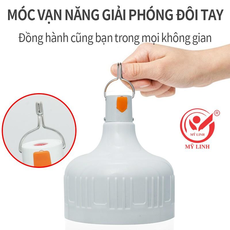 BÓNG ĐÈN TÍCH ĐIỆN TRẮNG CAO CẤP - 50W - 3 CHẾ ĐỘ SÁNG - TIỆN LỢI - GIÁ RẺ