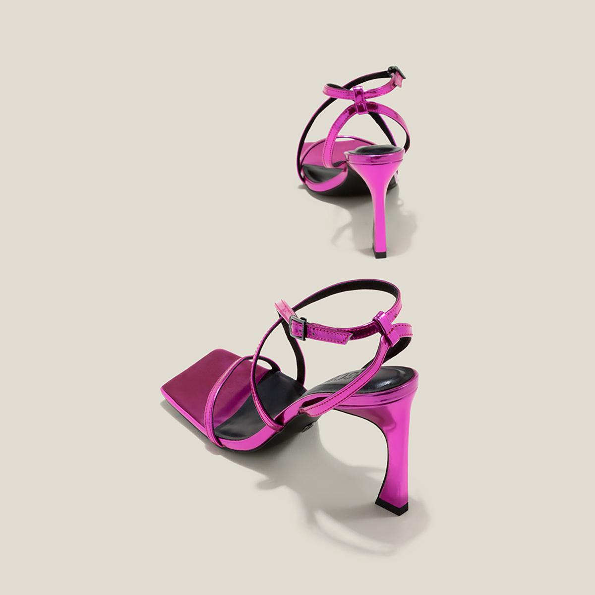 Vascara Giày Sandal Metallic Quai Mảnh - SDN 0762