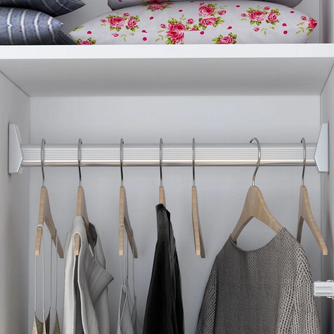 Tủ áo cho bé cánh mở từ quần áo đơn giản SMLIFE Crosland