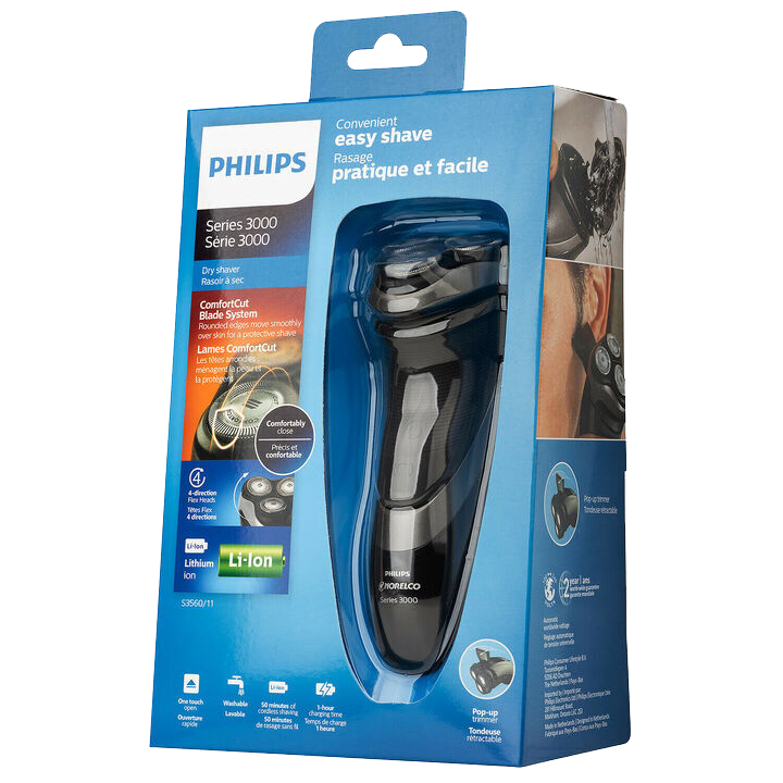 Máy cạo râu khô và ướt Philips Norelco S3560/11-Nhập khẩu chính hãng