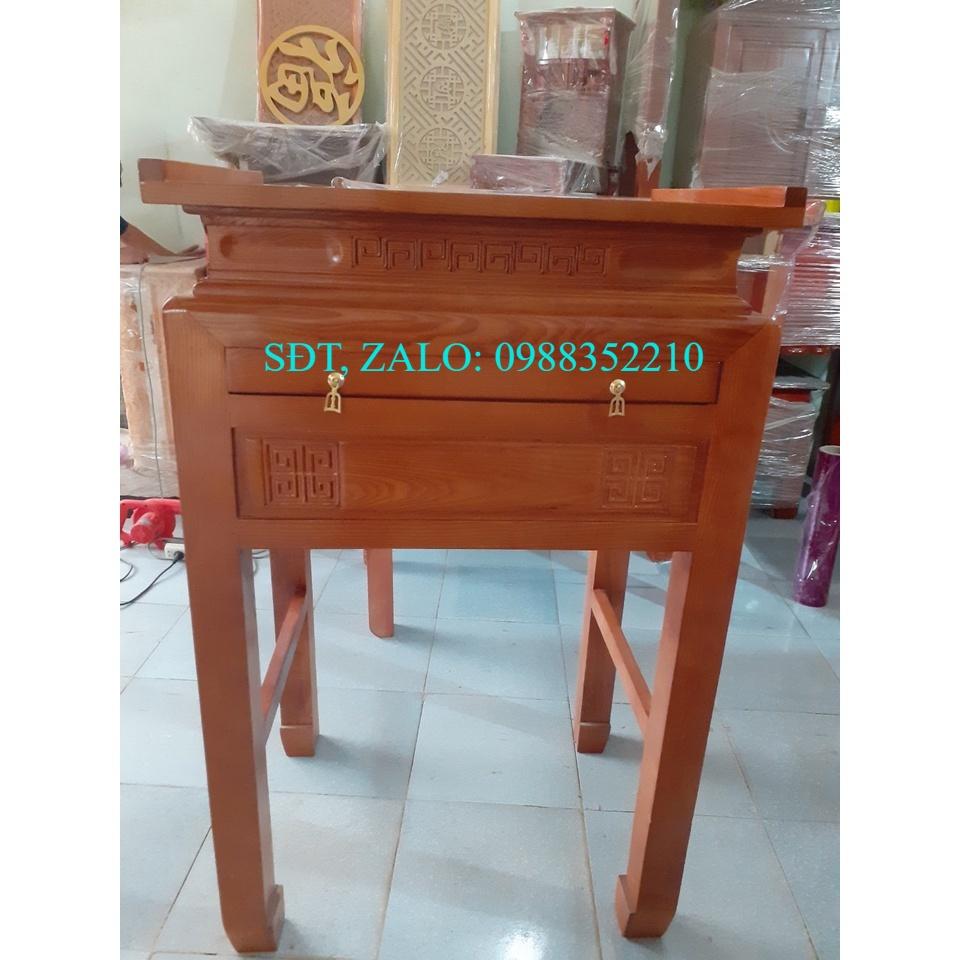 Bàn thờ đứng gỗ sồi đẹp chất lượng 81x61x127