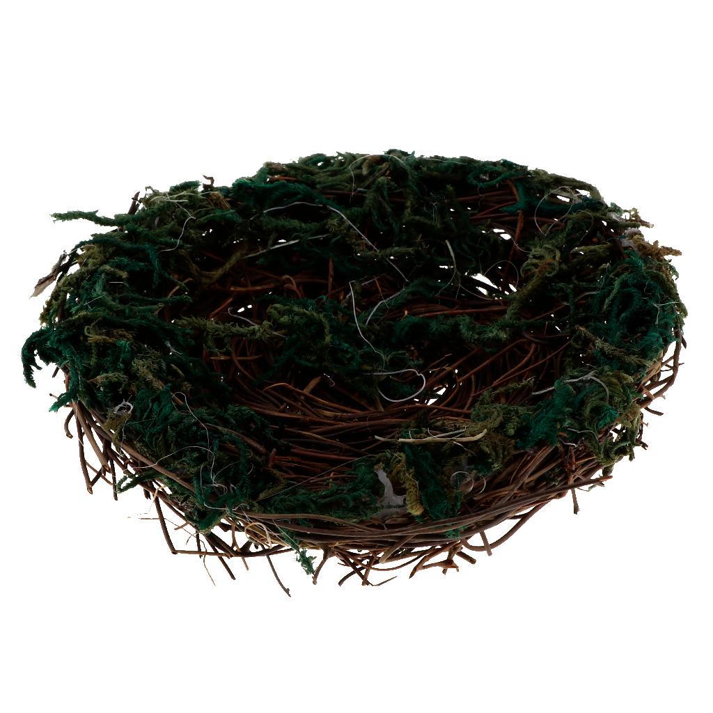 Bird Nest Handmade Vine Rattan Bed Nature for Parrots Cockatiel A:12cm