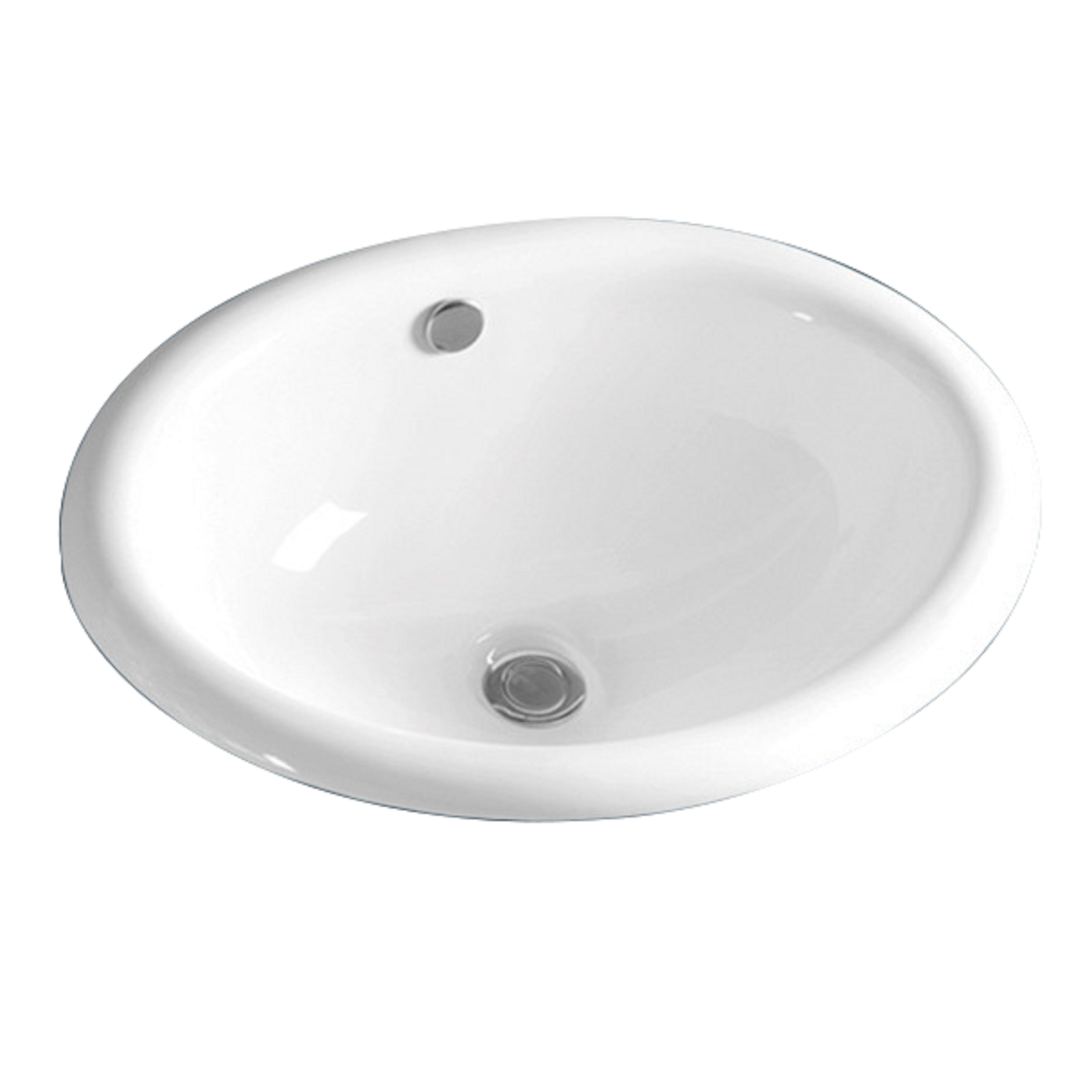 CHẬU LAVABO ÂM BÀN ĐÁ DƯƠNG VÀNH MEM NANO TRẮNG SÁNG