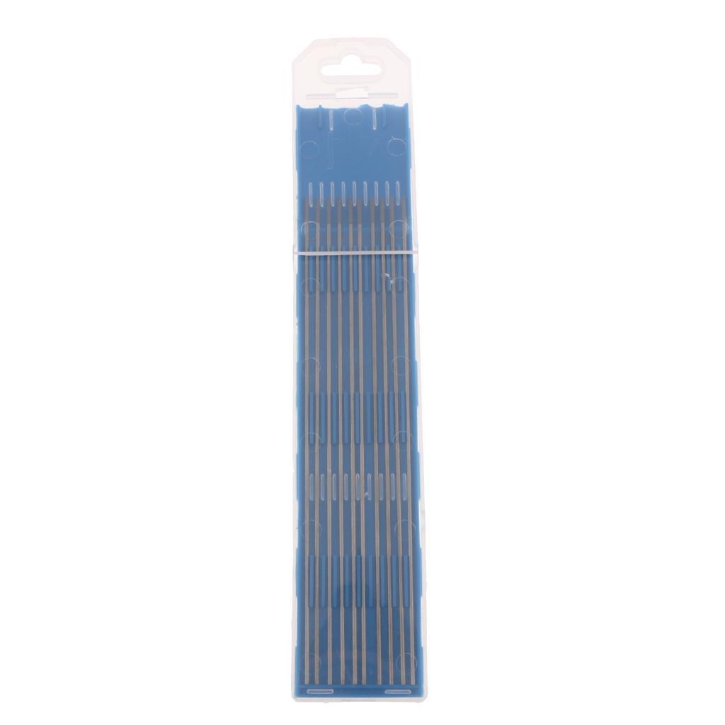 10 Pieces WT20 1/16 x5.9inch 2% Thoriated Red Tungsten Electrodes Welding Tig Rods