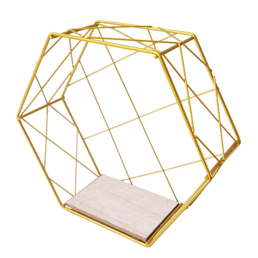 2x Decorative Wall Rack  Mounted Shelf for Study Room Bedroom