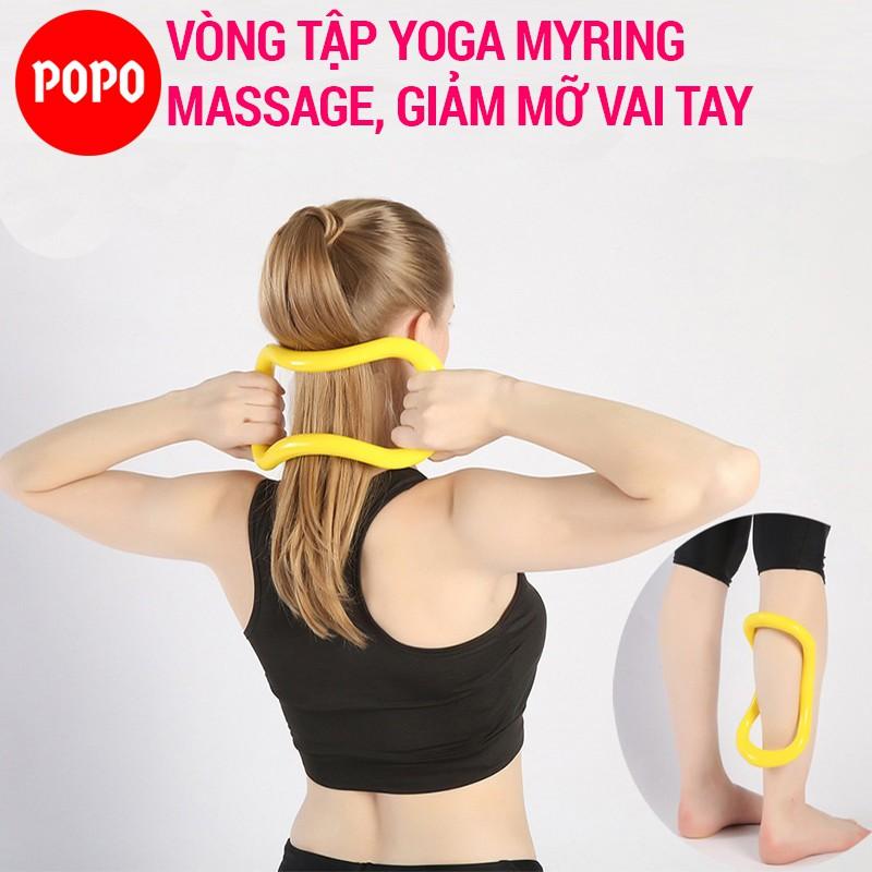 Vòng tập yoga Myring POPO YGR5 dụng cụ tập săn chắc giảm mỡ vai tay mở vai massage