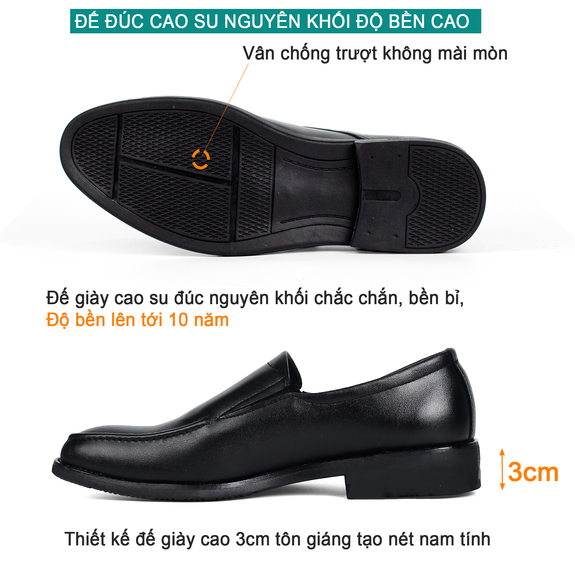 Hình ảnh Giày nam công sở da bò nappa cao cấp, giày lười G114- Bụi leather- hộp sang trọng