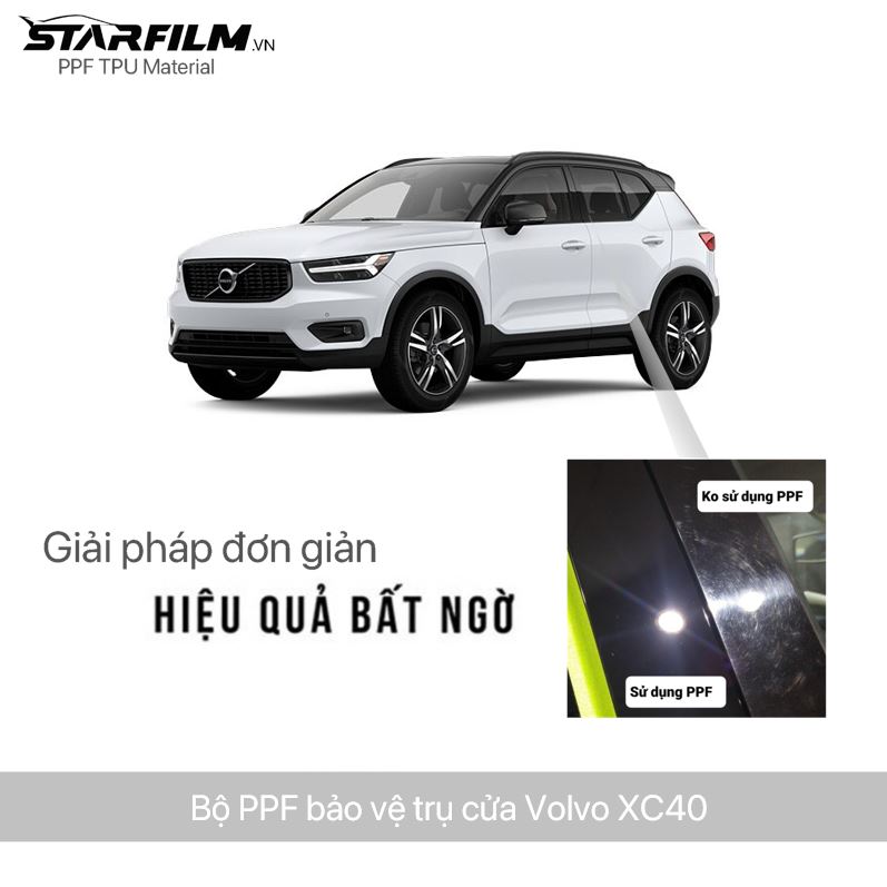 Volvo XC40 PPF TPU Trụ bóng chống xước tự hồi phục STARFILM