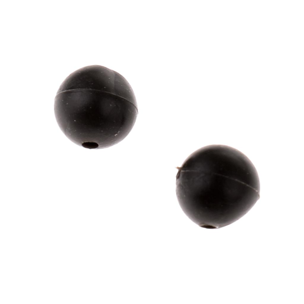 20pcs 5mm Rubber Fishing Beads Lures Floating Rig Beads Carp Fishing Tackle