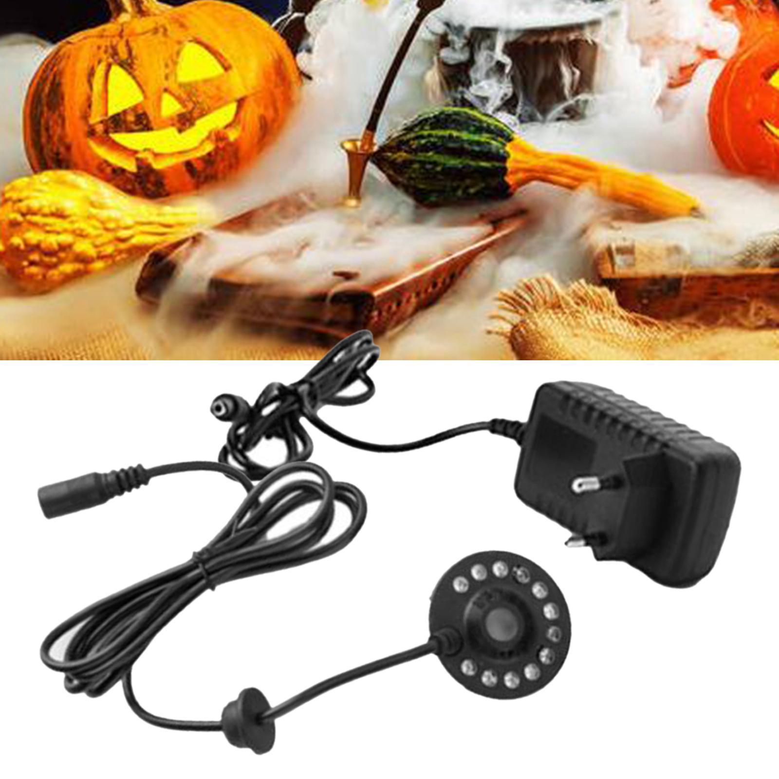 2-4pack Fogger Mister with Colorful Lights EU Adapter Plug