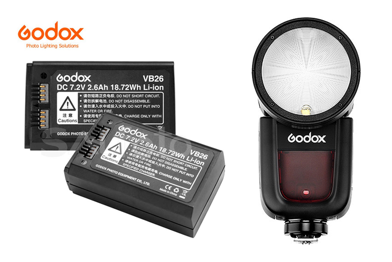 PIN VB26 CHO FLASH GODOX V1 - HÀNG NHẬP KHẨU