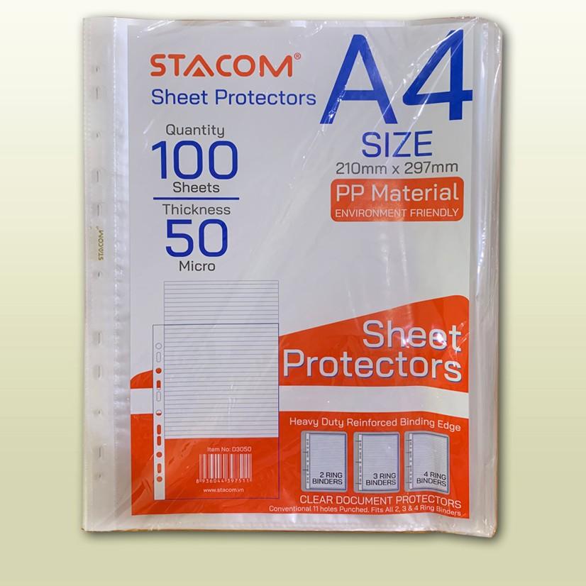 Bìa lá 11 lỗ 35/40/50/70/90 micro STACOM