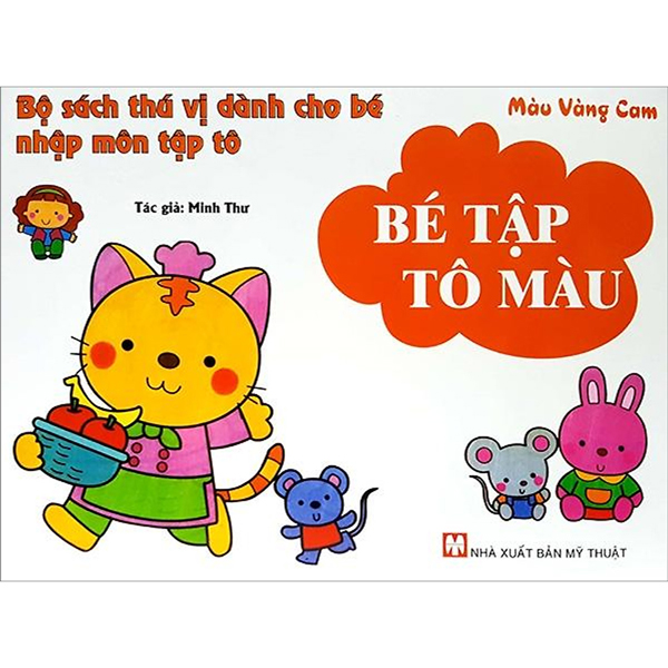 Màu Vàng Cam - Bé Tập Tô Màu