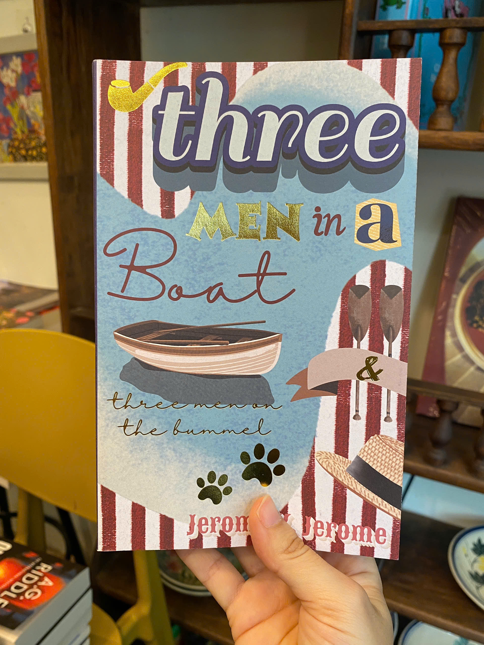 Sách - Three Men in a Boat and Three Men on the Bummel by Jerome K. Jerome | Sách ngoại văn