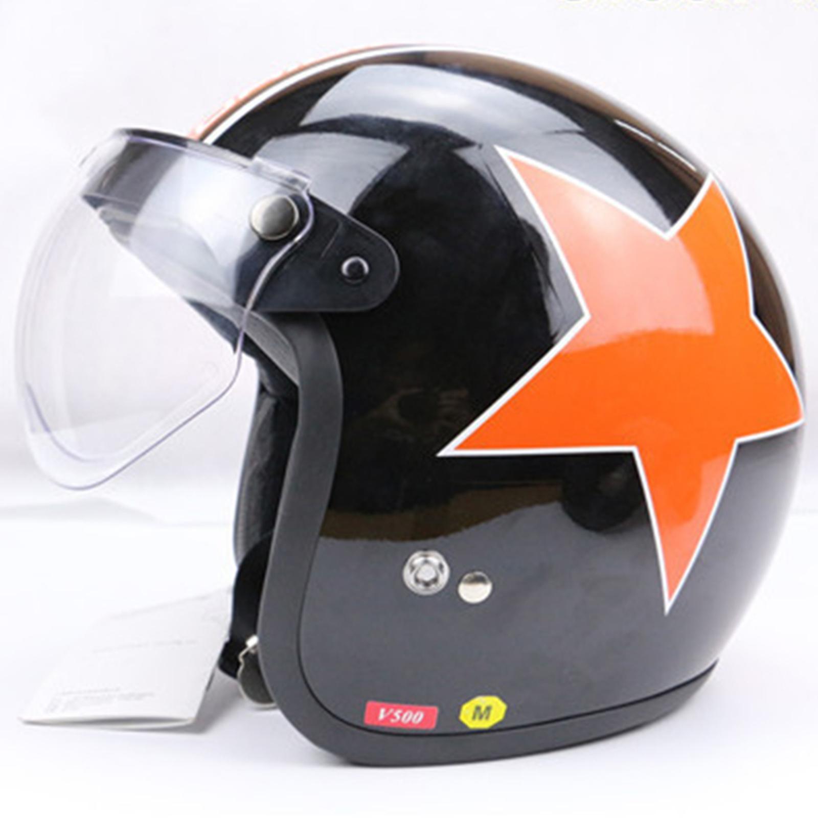 2PCS Up Down Visor Lens Replacement for 3 Button Motorcycle Helmets