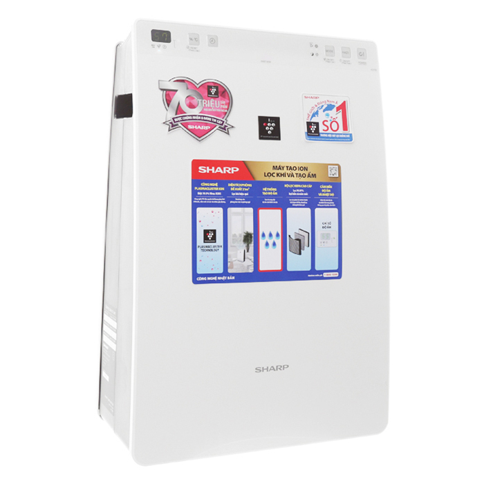 Máy Lọc Khí Tạo Ẩm Sharp KC-F30EV-W – Trắng - Hàng chính hãng