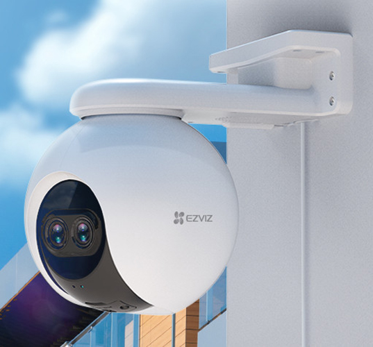 Camera IP Wifi Ngoài Trời EZVIZ C8PF 2MP Full HD 1080P, Có Màu Ban Đêm, Quay Quét Ống kính kép - Hàng Chính Hãng