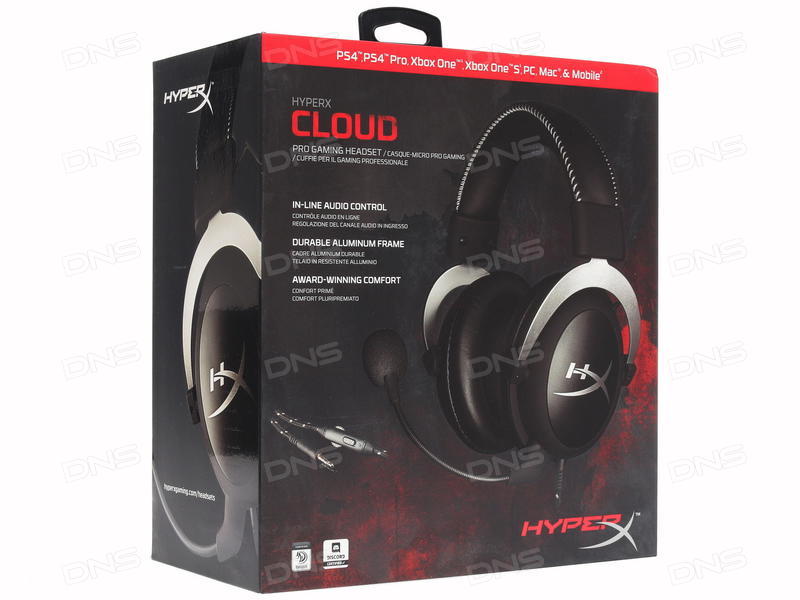 Tai nghe Kingston HyperX Cloud Silver - HX-HSCL-SR/NA - Hàng Chính Hãng