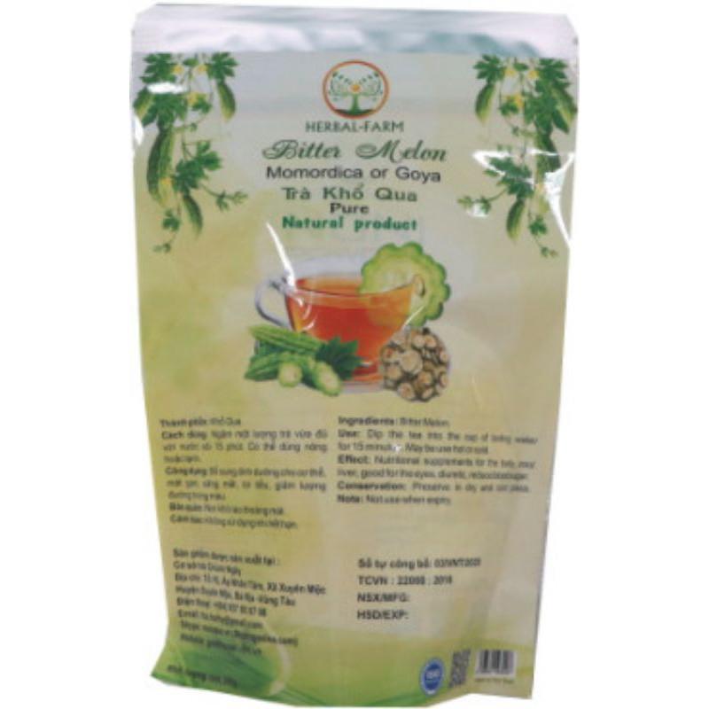 Trà Khổ Qua Pure Herbal Farm 200g Thanh Mát Cơ Thể