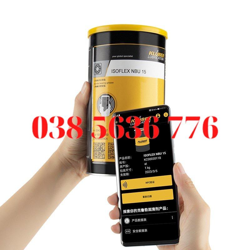 Kluber Nbu15 Nb52 AG11-462 Gh461 Mỡ Cho Vòng Bi, Trục Chính Tốc Độ Cao 1Kg