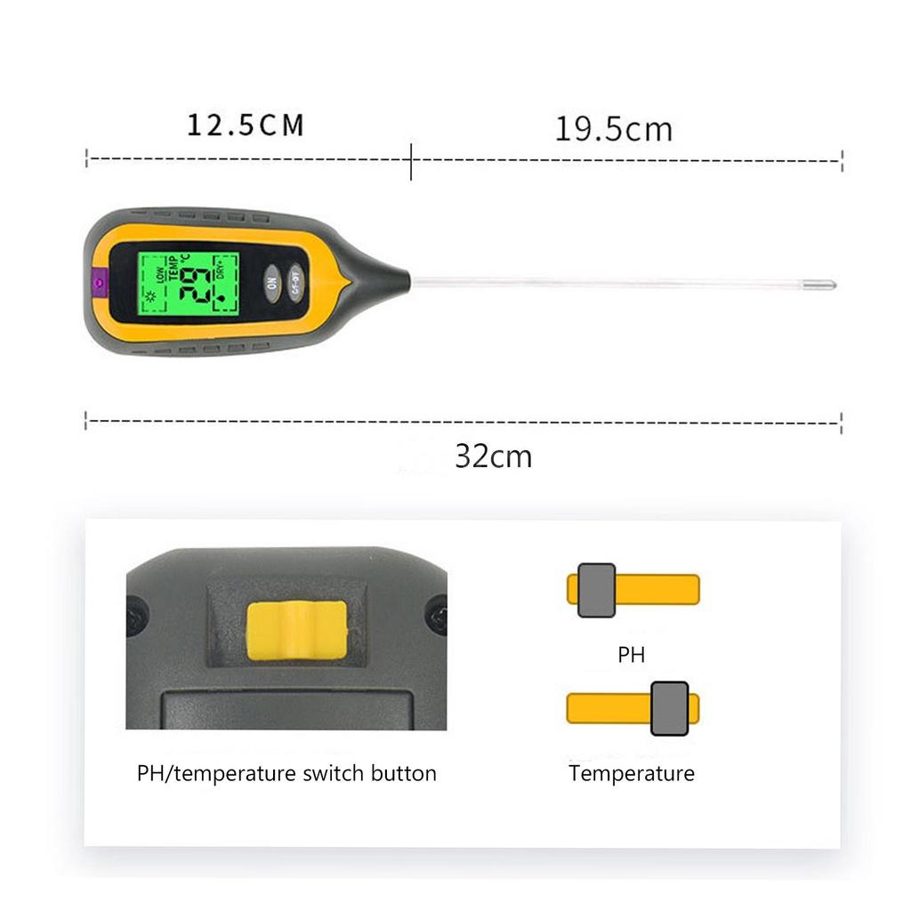 Dụng Cụ Đo Độ Ẩm / Độ Ph Của Đất 4 Trong 1