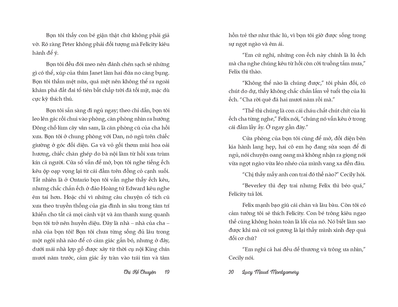 Chị Kể Chuyện - Lucy Maud Montgomery