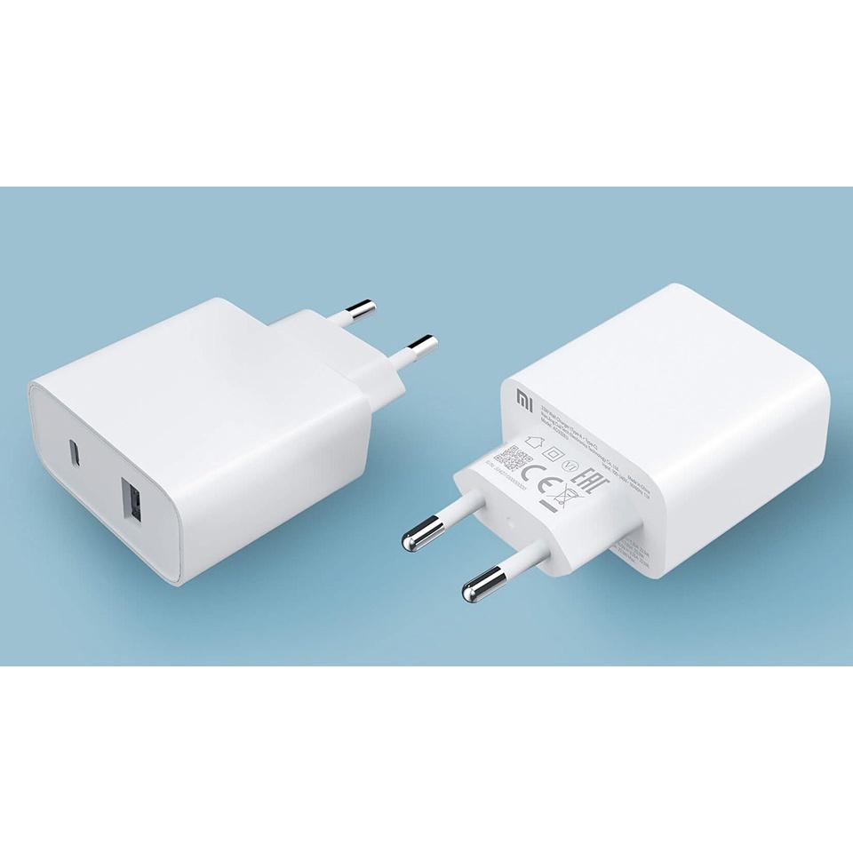 Adapter cốc củ sạc Xiaomi Mi 33W ( Type-A+Type-C ) EU Wall Charger BHR4996GL - Hàng chính hãng