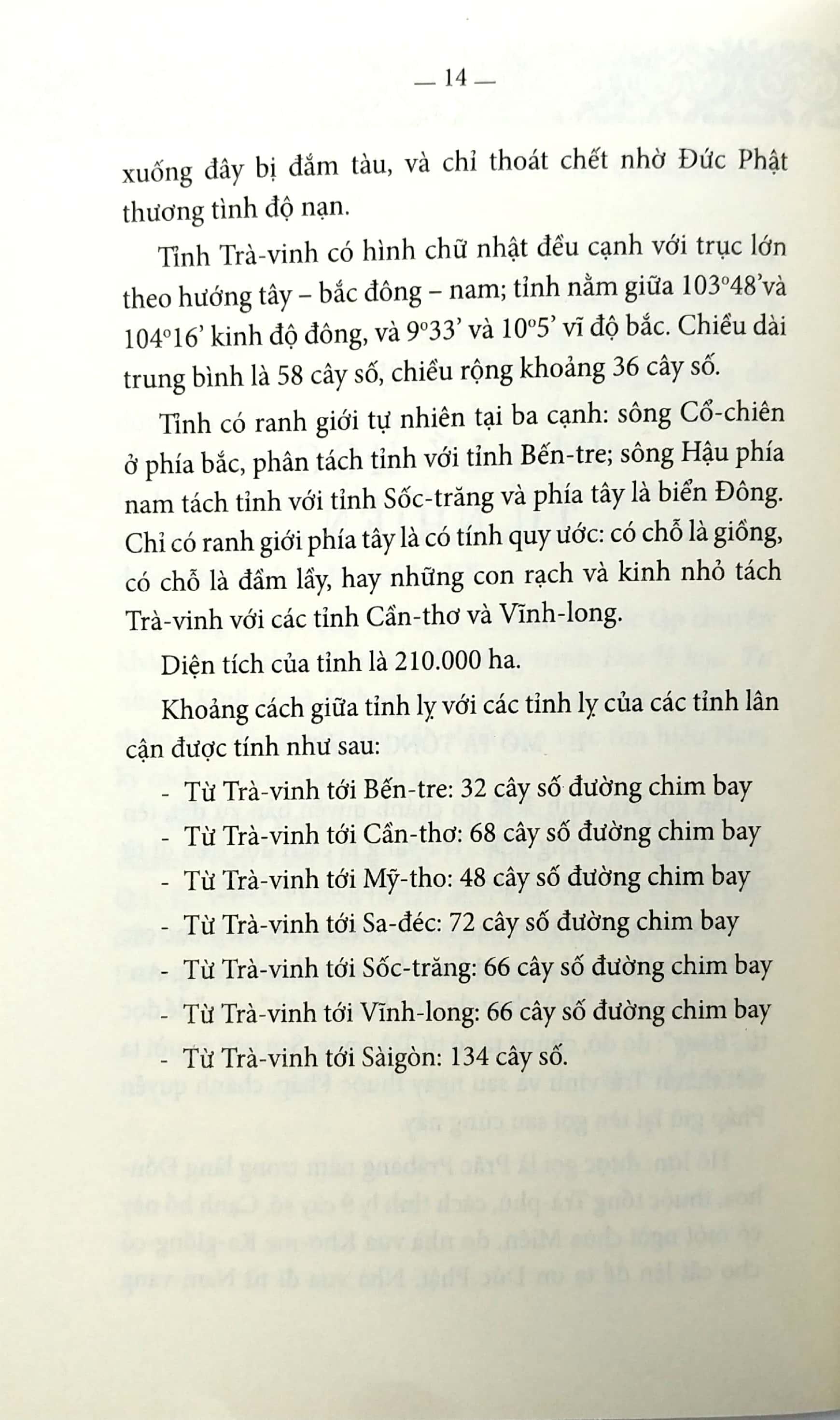 Chuyên Khảo Về Tỉnh Trà Vinh - Địa Lý Học Tự Nhiên, Kinh Tế Và Lịch Sử Nam Kỳ Tập Ix - 1903