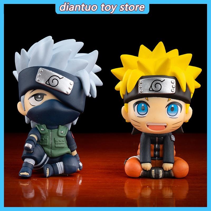9cm Anime Naruto Figure Uzumaki Naruto Kakashi Uchiha Sasuke Itachi Cute Toys Q Figurals nendoroid Car decoration Model