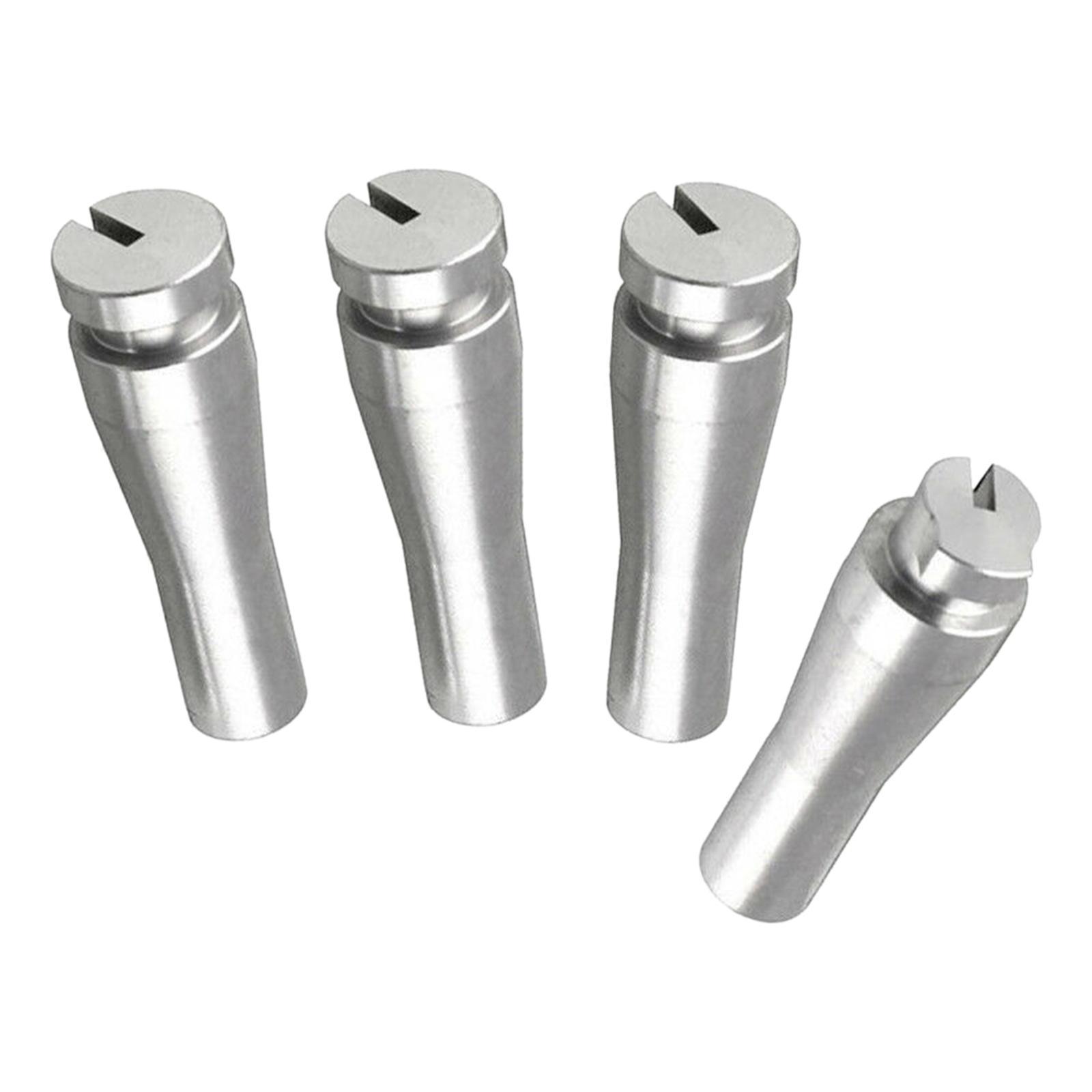 4x Car Door Latch Cable Repair , Replacement Aluminum Latch Lock Cable Ends for Good Performance Easy Installation