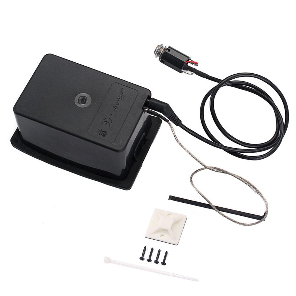 Acoustic Guitar 5-Band EQ Equalizer Guitar Preamp Piezo Pickup 12dB