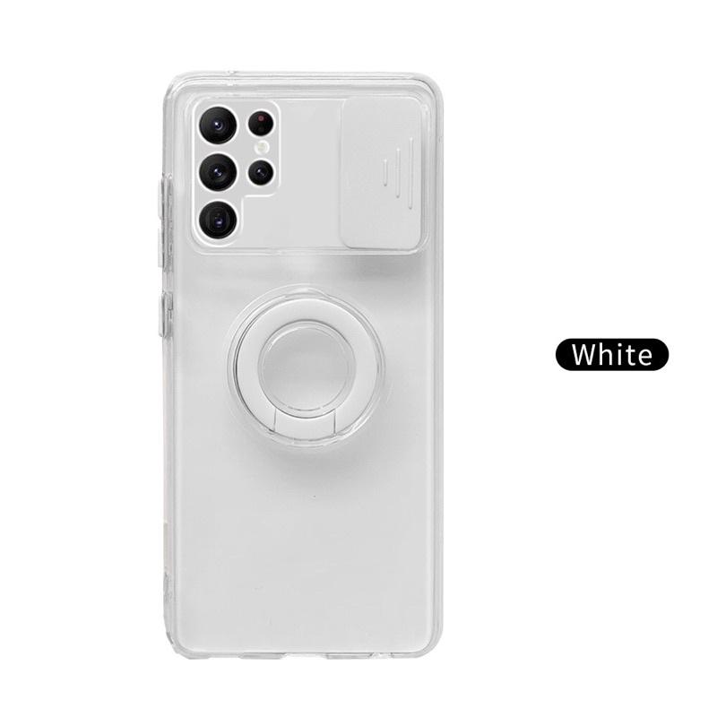 Ốp lưng dành cho Galaxy S22, S22 Plus, S22 Ultra dẻo trong có vòng nhẫn