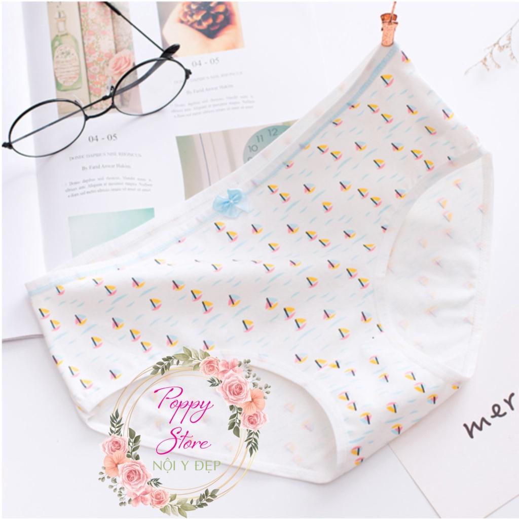 Quần lót nữ + CHE TÊN SẢN PHẨM ️ Combo 5 Quần lót mềm mịn chất liệu cotton, thấm hút, co giãn 4 chiều