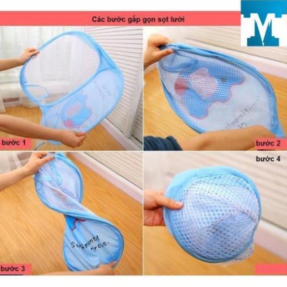 Giỏ lưới đựng quần áo, đồ dùng, đồ chơi ngộ nghĩnh 1147 diệu shop
