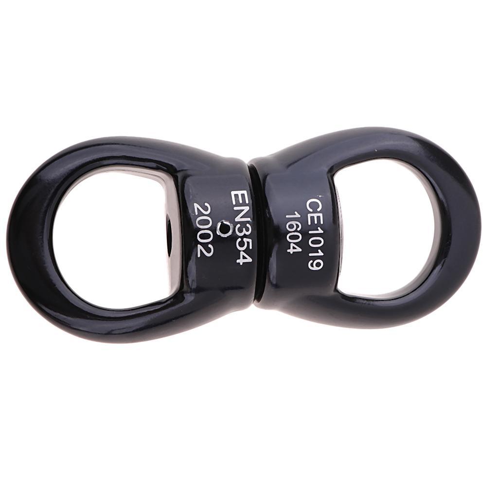 2pcs Swing Swivel, 30 KN Pulley, Rotational Device Hanging Accessory for Tree Swing, Aerial Dance, Hammock Chairs