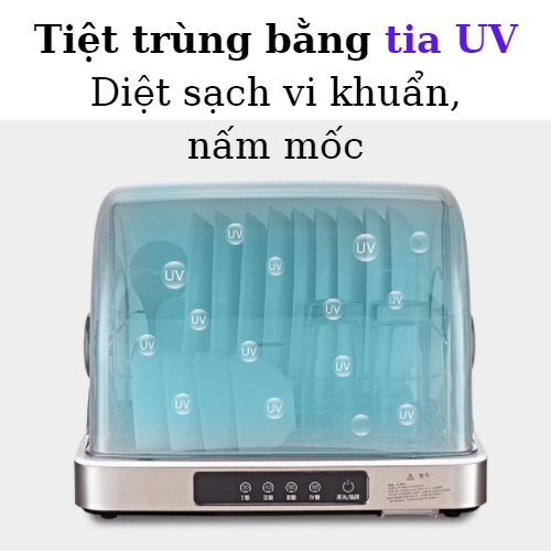 Máy sấy bát, chén, đĩa và tiệt trùng bằng tia UV