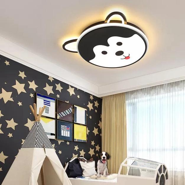 (Hàng chuẩn số 1) Đèn ốp trần tô điểm phòng nghỉ trẻ con hình cún con, đèn decor MN090