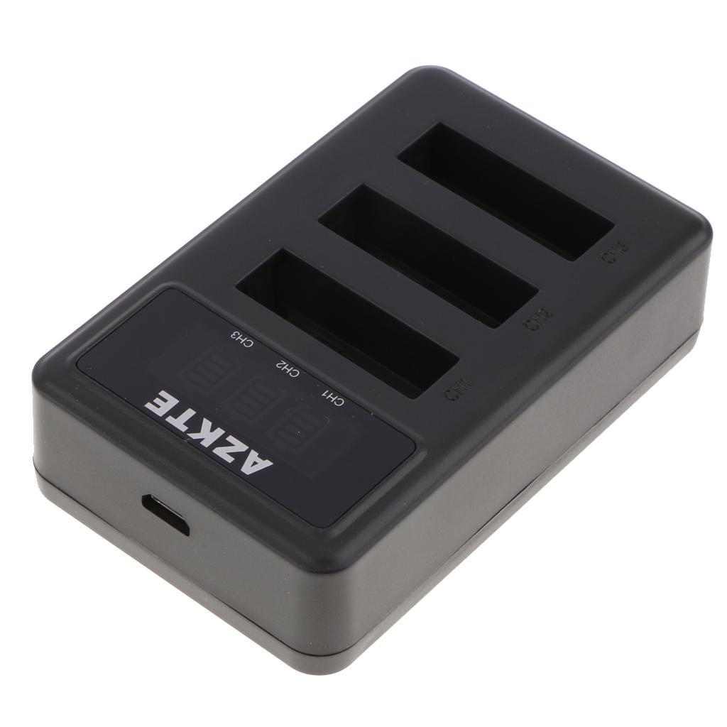 Triple USB Charger Cradle NP- Battery for  DSC-RX100/HX300/,