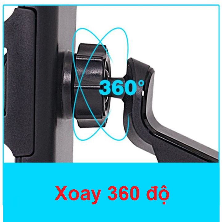 Giá đỡ điện thoại Thiết kế nhỏ gọn,Xoay 360 độ trên ô tô, xe hơi YQ-XP029, hỗ trợ các thiết bị có độ rộng màn hình từ 4-7 inch