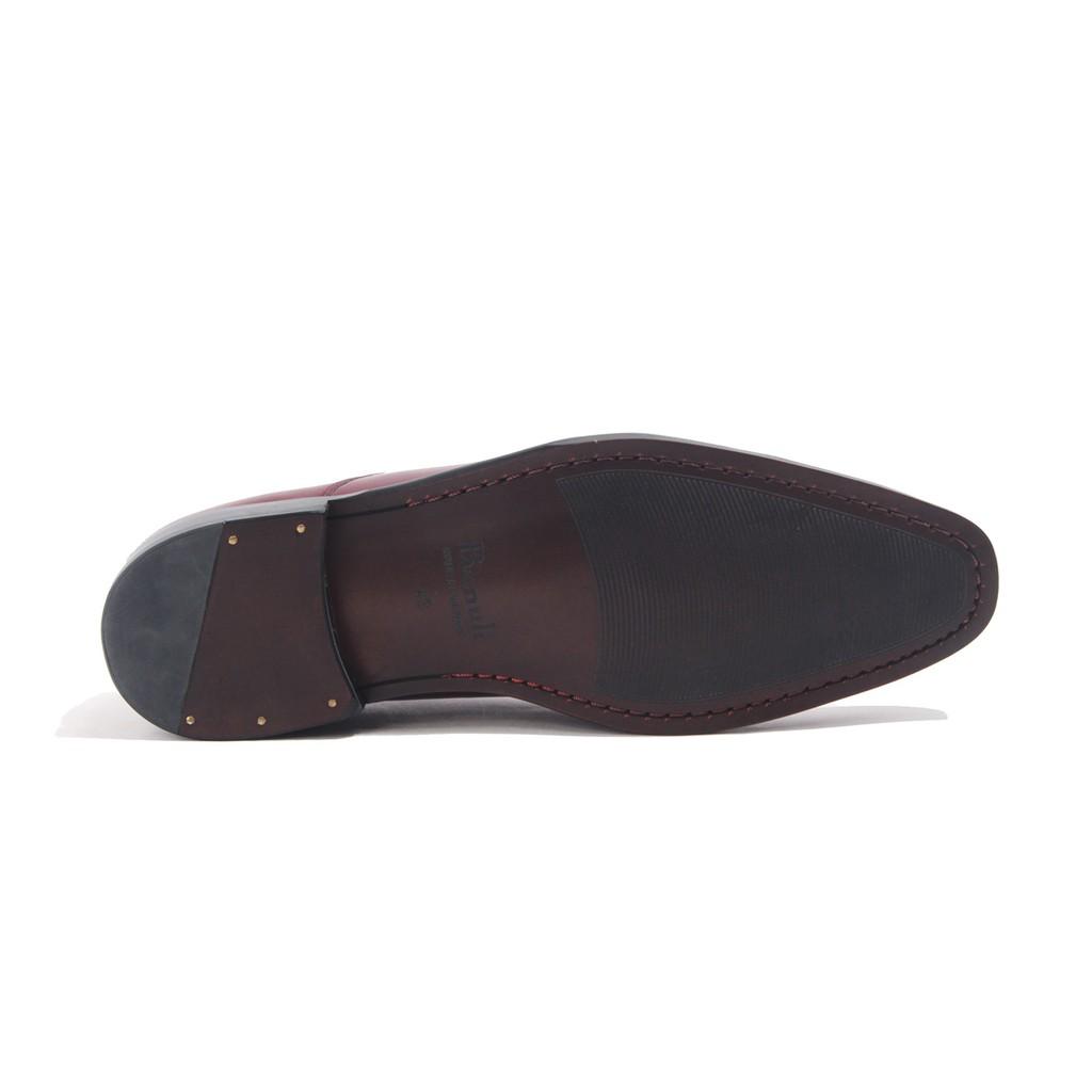 Giày Tây Nam Công Sở Khoá Cài Banuli  Da Bê Italian Double Monk Strap H1DS1 (Da Veg Itali Mềm Dẻo, Đế Siêu nhẹ, Bảo Hành Trọn Đời)