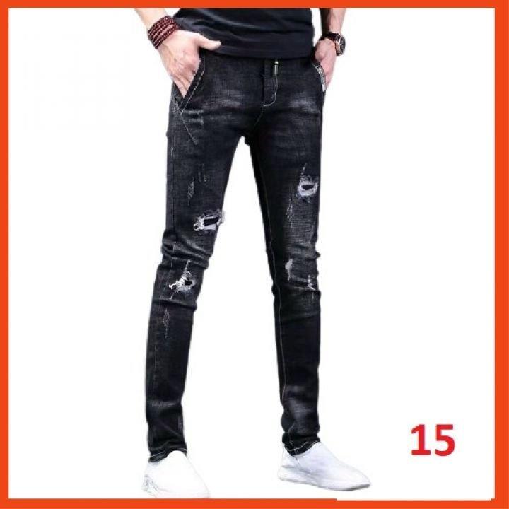 Quần jean nam chất bò co giãn- nhiều mẫu giá rẻ phong cách TINA ms12