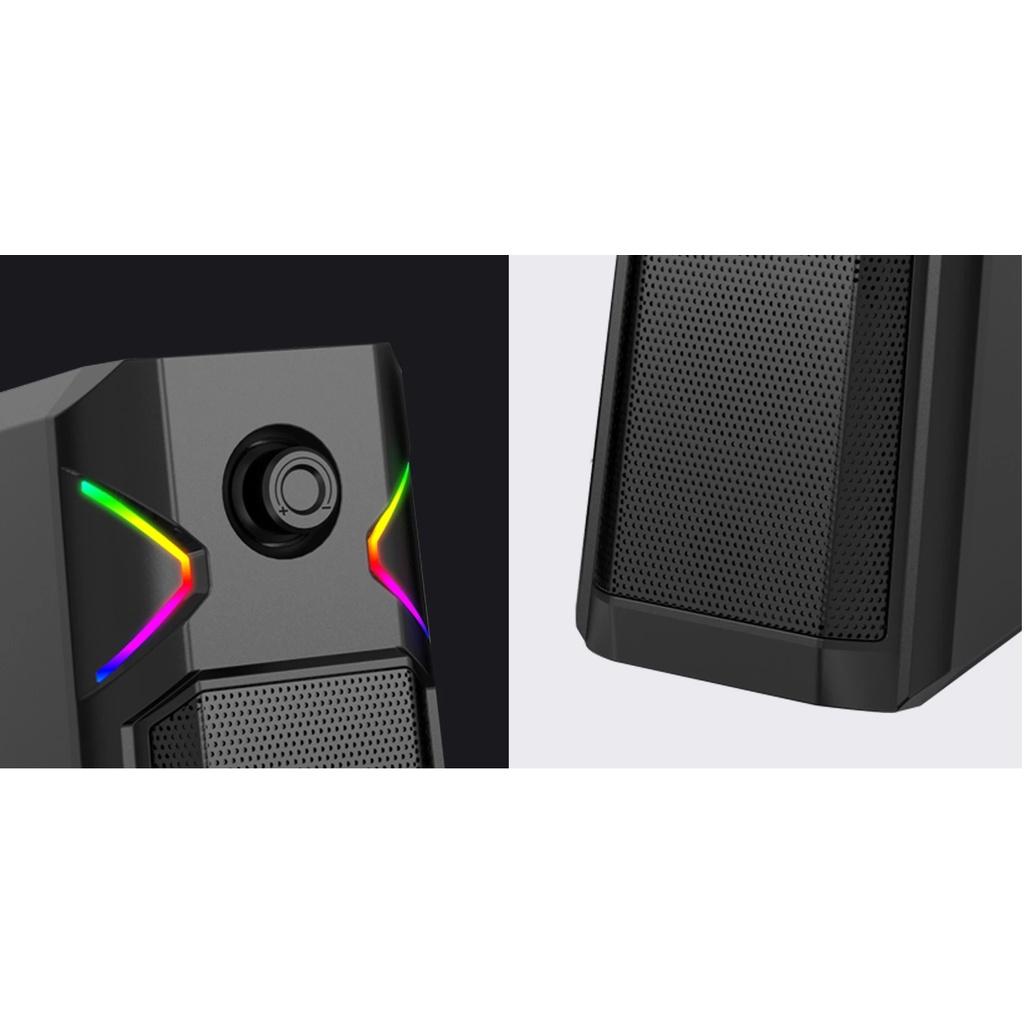 Loa Gaming RGB HAVIT SK205, Âm Thanh Stereo 2.0, Màu RGB Năng Động, Cống Suất 2x3W - Hàng Chính Hãng