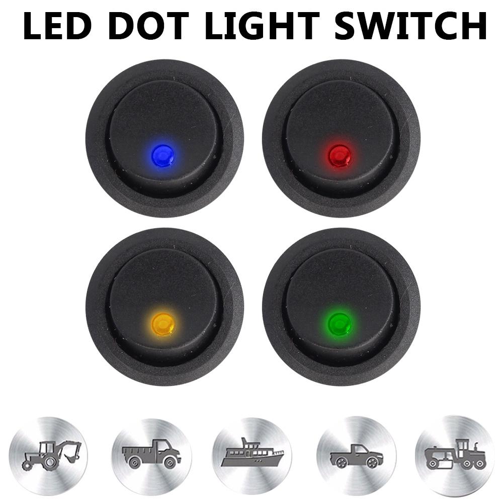 Set 5 công tắc bật/tắt 12V cho xe ô tô