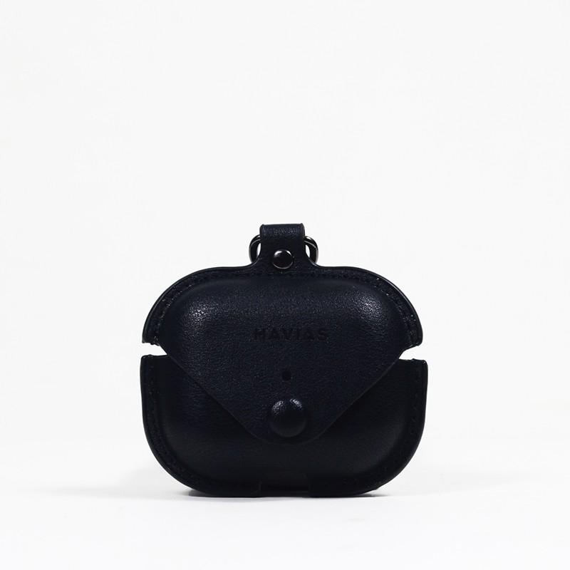 Bao da dành cho Airpod Pro HAVIAS đen - Chính Hãng