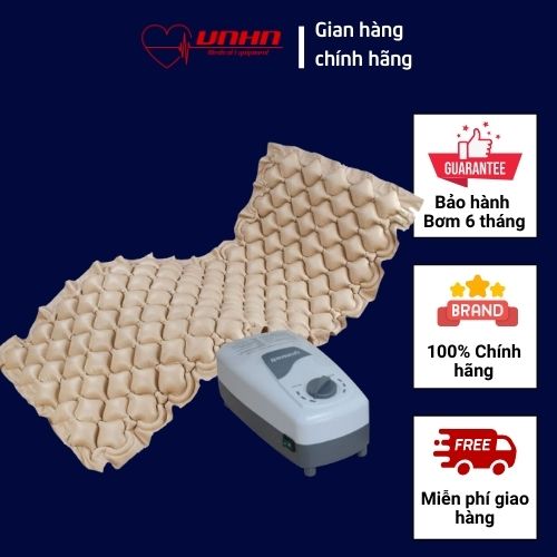 Đệm hơi chống lở loét Yuwell Lattice (Kèm máy bơm hơi) - Hỗ trợ cho người già, người bệnh nằm liệt giường