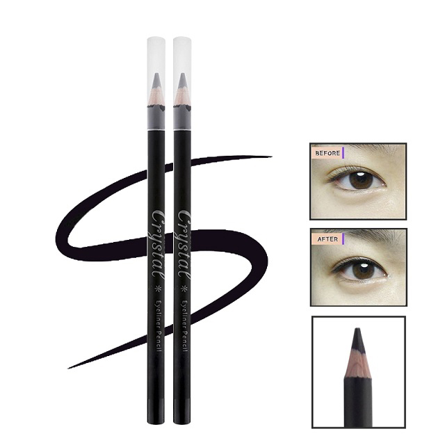 Chì kẻ mí mắt không lem dạ bút mềm dễ vẽ rõ nét không trôi Beauskin Crystal Eyeliner Pencil, Hàn Quốc 3g