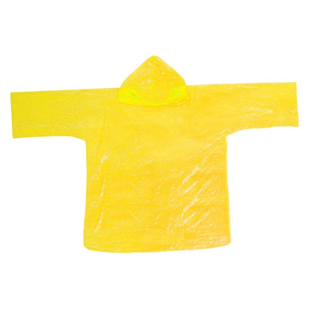 Disposable Rain Poncho, Emergency Poncho Waterproof Raincoat with Hood for Rainy Activities Outdoors