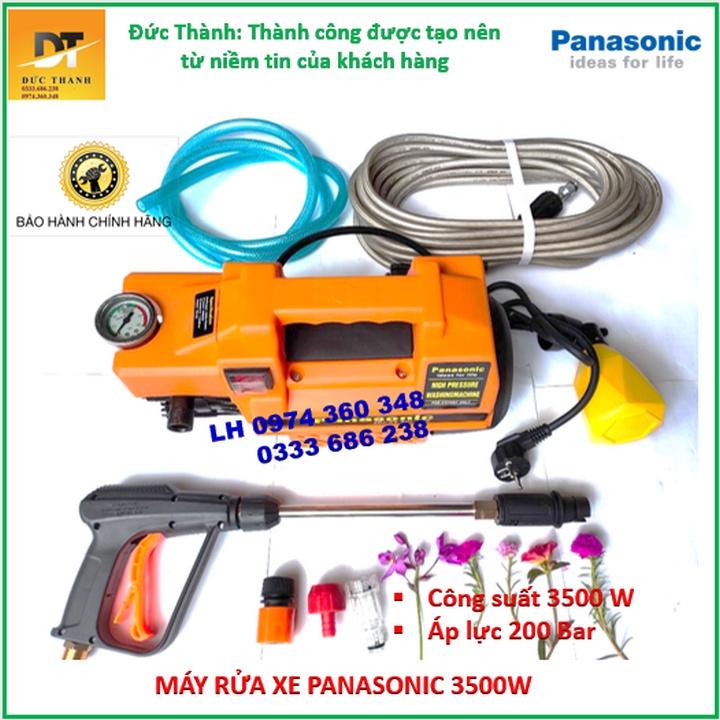 Máy rửa xe PANASONIC 3500W màu cam. Bảo hành chính hãng.