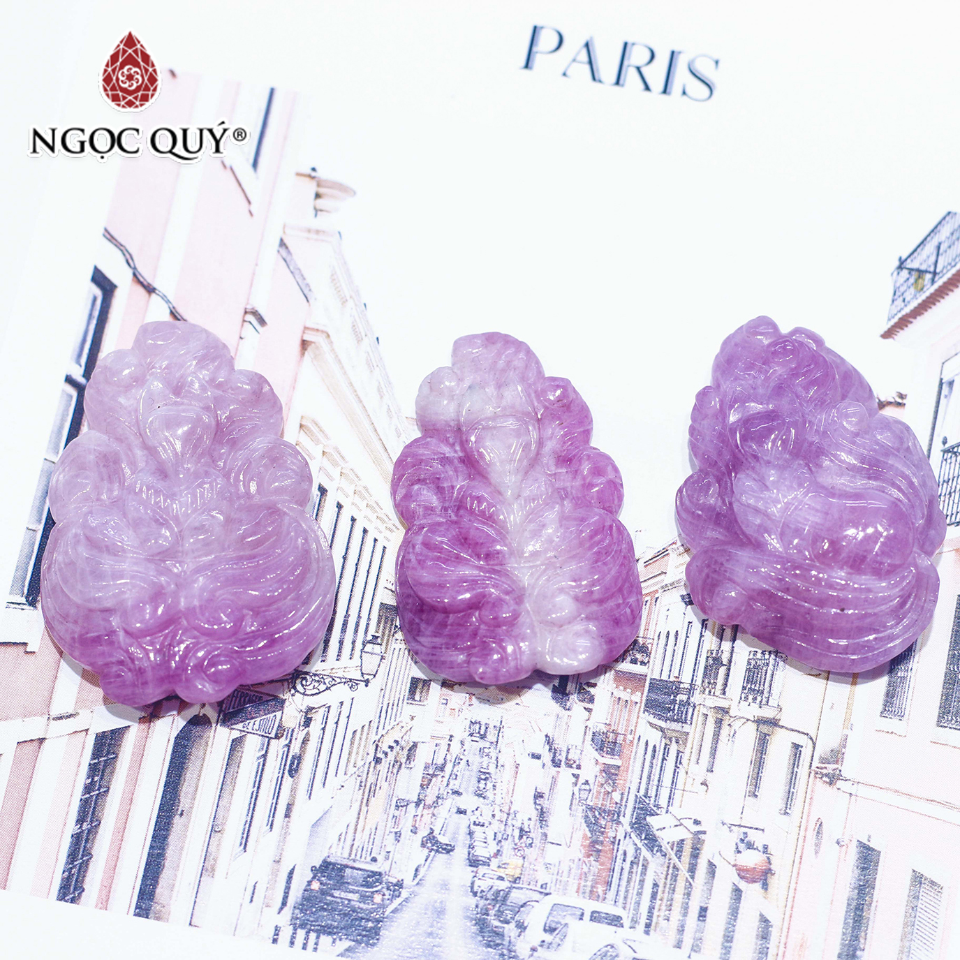 Mặt dây chuyền hồ ly 9 đuôi ruby mệnh hỏa, thổ - Ngọc Quý Gemstones