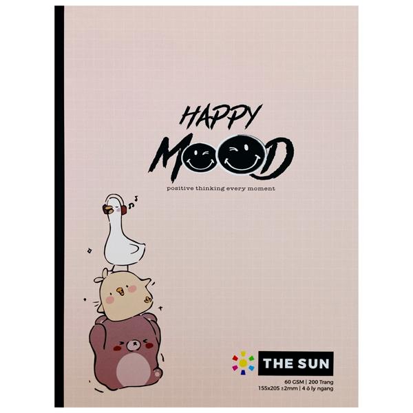 Tập Học Sinh Kawaii - 4 Ô Ly Ngang - 200 Trang 60gsm - The Sun 04